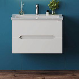 Тумба под раковину Оника Айленд 70, подвесная, цвет белый - фото 1