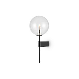 Бра Maytoni Mood MOD172WL-01B, арматура черная, профиль стекло прозрачное - фото 1