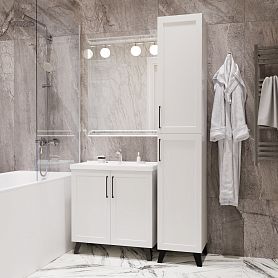 Мебель для ванной Mixline Риф 80, с 2 дверцами, цвет белый - фото 1