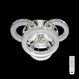 Потолочная люстра Citilux Olimpia EL330C70.1, арматура хром, плафоны металл / хрусталь прозрачный / хром - фото 1