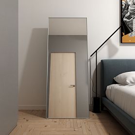 Зеркало Mixline Графика 60x150 напольное, цвет хром - фото 1