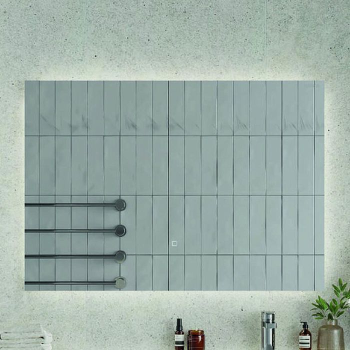 Зеркало Оника Люма 90x70, с подсветкой и диммером