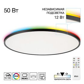 Накладной светильник Citilux Norma CL749601, арматура черная - фото 1