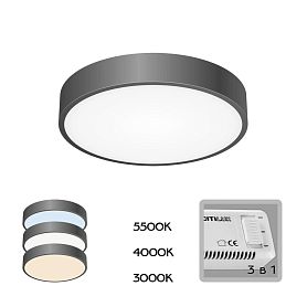 Потолочный светильник Citilux Купер CL72424V1, арматура черная - фото 1