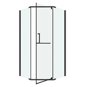 Душевой уголок Grossman Pragma 302.K33.03.9090.42.00 90х90, стекло прозрачное, профиль графит сатин - фото 1