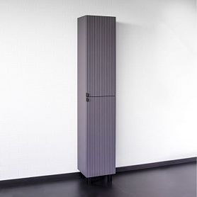 Шкаф-пенал Comforty Лима 35 Н, напольный, цвет антрацит - фото 1