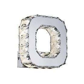 Бра Citilux Granda EL336W12, арматура хром, плафоны металл / хрусталь прозрачный / хром - фото 1