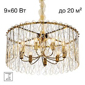 Подвесная люстра Citilux Talla CL318292, арматура золото - фото 1