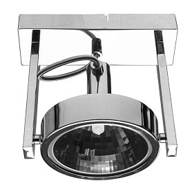 Карданный светильник Arte Lamp Faccia A4507AP-1CC, арматура хром, плафон металл хром - фото 1