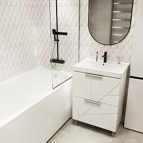 Мебель для ванной Mixline Гранд 60, цвет белый - фото 1