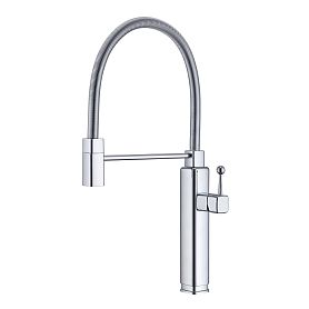 Смеситель Vincea VKF-101CH для кухни, с гибким изливом, цвет хром - фото 1