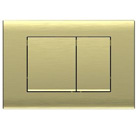 Кнопка смыва Vincea VFP-001BG для унитаза, цвет брашированное золото - фото 1