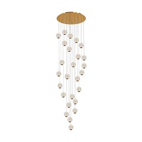 Подвесной светильник Maytoni Sapphire MOD293PL-L140BS3K, арматура латунь, профиль акрил прозрачный - фото 1