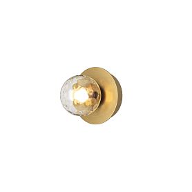 Бра Maytoni Ambre MOD331WL-L3BS3K, арматура латунь, профиль стекло янтарное - фото 1