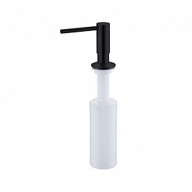 Дозатор WasserKRAFT K-1699 для жидкого мыла, встраиваемый, цвет черный - фото 1