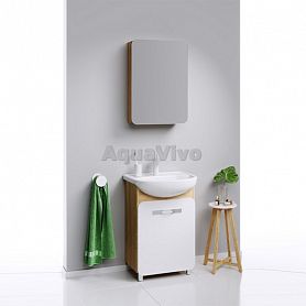 Мебель для ванной Aqwella Вега 55, цвет дуб сонома - фото 1