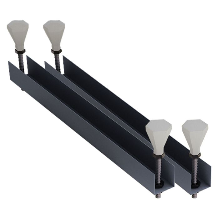 Ножки для ванны Niagara NG-UK16, универсальные, цвет серый