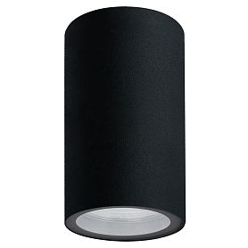Фасадный светильник Arte Lamp Mistero A3302PF-1BK, арматура черная, плафон металл черный - фото 1