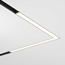 Трековый светильник Maytoni Basis Angle TR042-2-24W4K, арматура черная    - фото 1