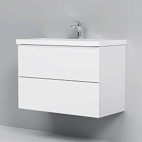 Тумба под раковину AM.PM Gem 80 подвесная, цвет белый глянец - фото 1