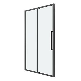 Душевая дверь Grossman Cosmo 100.K33.02.140.42.00 140х195, стекло прозрачное, профиль графит сатин - фото 1