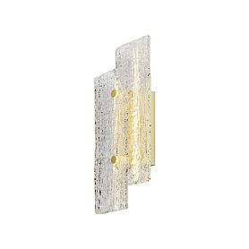 Бра Maytoni Frostum MOD439WL-L7BSK, арматура латунь, профиль стекло прозрачное - фото 1
