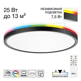 Накладной светильник Citilux Norma CL749321, арматура черная - фото 1