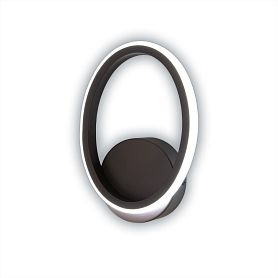 Бра Citilux Сезар CL233B315, арматура коричневая, плафоны металл / полимер белый / коричневый - фото 1