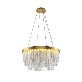 Подвесной светильник Maytoni Trove MOD486PL-L38BSK, арматура латунь, профиль стекло прозрачное - фото 1