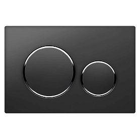 Кнопка смыва Vincea VFP-005MB для унитаза, цвет черный матовый - фото 1