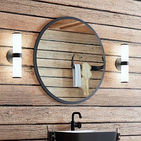 Зеркало Corozo Слим 77x77, цвет черный - фото 1