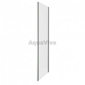 Боковая стенка Good Door Latte SP-80-C-WE 80, стекло прозрачное, профиль белый - фото 1