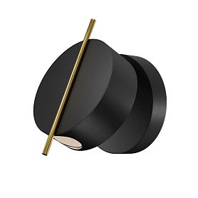 Бра Maytoni Nuance MOD180WL-L4B3K1, арматура черная / латунь  - фото 1