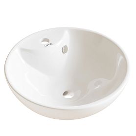 Раковина Mixline Wave Koral 41x41 накладная, цвет белый - фото 1