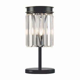 Настольный светильник Citilux Мартин CL332811, арматура коричневая, плафоны хрусталь прозрачный - фото 1