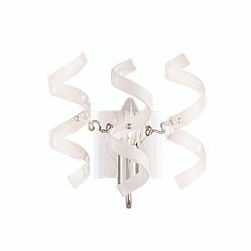 Бра Citilux Рандом CL222321, арматура хром, плафоны стекло прозрачное / белое - фото 1