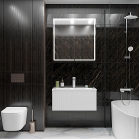 Мебель для ванной Mixline Вектор 80, подвесная, цвет белый - фото 1