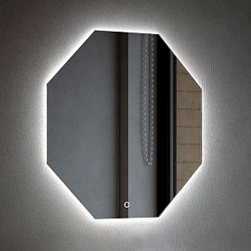 Зеркало Corozo Каре LED 70х70 V, с подсветкой сзади и диммером - фото 1