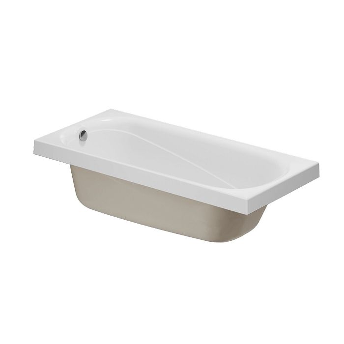 Акриловая ванна Niagara Atrio NG-A16070 160х70, без опор и экранов, цвет белый глянцевый