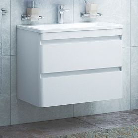 Тумба под раковину Corozo Алабама Z2 80, подвесная, цвет белый - фото 1