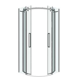 Душевой уголок Grossman Classic 301.K33.04.9090.10.00 90х90, стекло прозрачное, профиль хром - фото 1