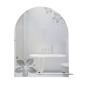 Зеркало Mixline Анис 54x68, с полкой - фото 1