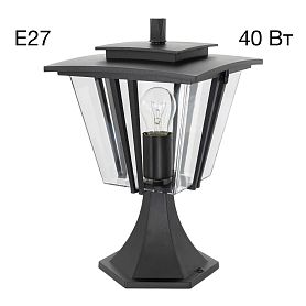 Уличный парковый светильник Citilux Forts CLU10C, арматура черная - фото 1