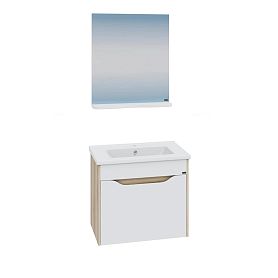 Мебель для ванной Санта Сатурн 75, цвет белый / дуб австрийский - фото 1