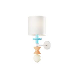 Бра Maytoni Comforty MOD298WL-01W, арматура белая, профиль текстиль белый - фото 1