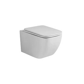 Унитаз Grossman Thin Rim GR-5603 S подвесной, с сиденьем микролифт, цвет белый глянцевый - фото 1