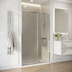 Душевая дверь Niagara Nova NG-68-12A 120х195, стекло прозрачное, профиль хром - фото 1