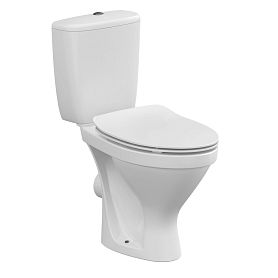 Унитаз-компакт Cersanit Melar 031 DPL EO Slim напольный, с сиденьем микролифт, цвет белый - фото 1
