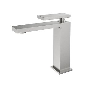 Смеситель Vincea Rim VBF-2DS1BN для раковины, цвет сатин  - фото 1