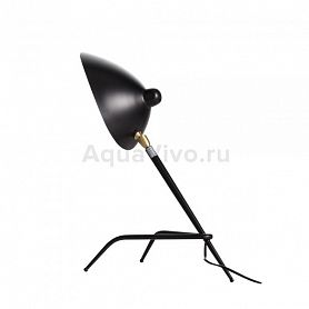 Прикроватная лампа ST Luce Spruzzo SL305.404.01, арматура металл, цвет черный, плафон металл, цвет черный, белый - фото 1